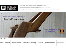 Tablet Screenshot of jeremybroun.co.uk